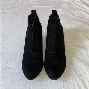 Black ankle boots. Never worn.